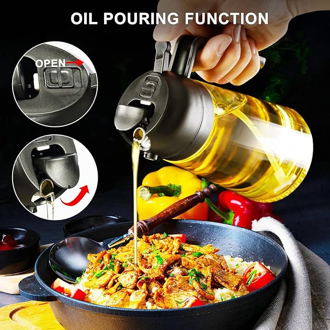 2 in 1 Oil Spray Bottle