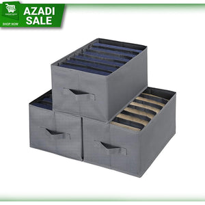 6 Grids Washable Stackable Wardrobe Clothes Organizer