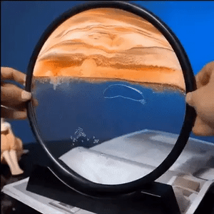 3D Moving Glass Sandscape Art Painting